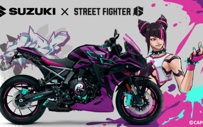 La moto Suzuki dedicata a Street Figther 6
