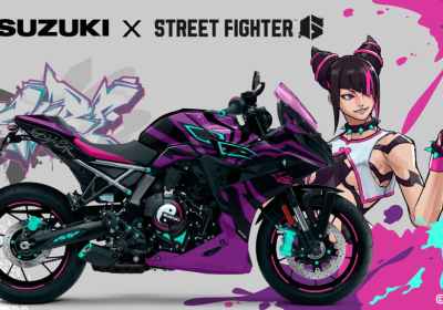 La moto Suzuki dedicata a Street Figther 6