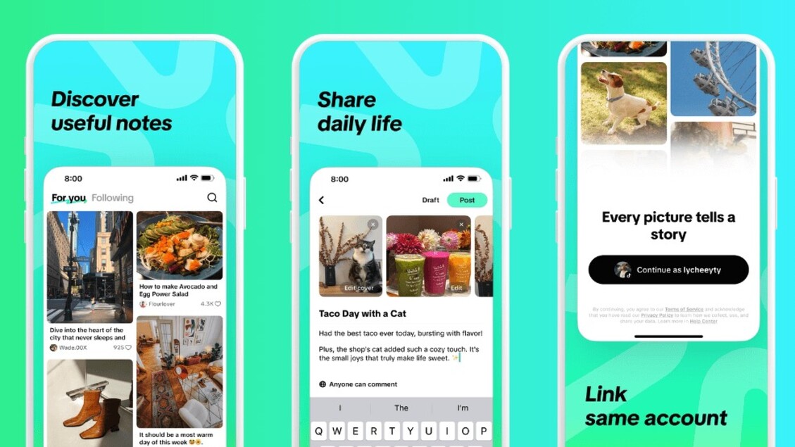 TikTok abbandona Notes, migrazione degli utenti verso Lemon8 – Software e App