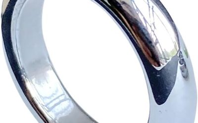 [Uitndvyte] Tecnologia ed Estetica Offerta Terahertz Anello di Pietra Donna Gioielli Texture Pietra Adatto per le Donne Moderne