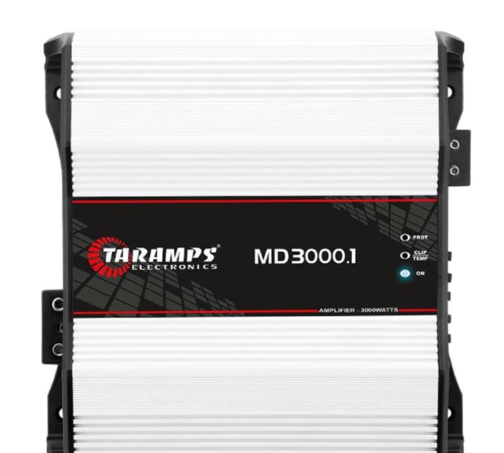 Taramps MD 3000.1 – Amplificatore audio stereo per auto, classe D, 1 ohm, 3000 Watt, 1 canale