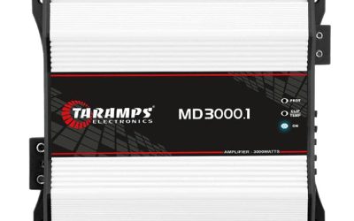 Taramps MD 3000.1 – Amplificatore audio stereo per auto, classe D, 1 ohm, 3000 Watt, 1 canale