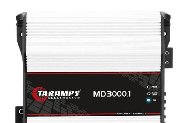 Taramps MD 3000.1 – Amplificatore audio stereo per auto, classe D, 1 ohm, 3000 Watt, 1 canale