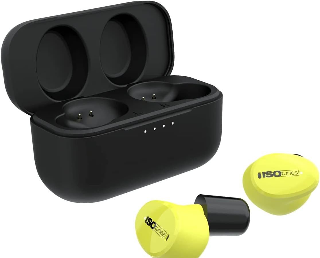 ISOtunes FREE Aware Hearing Protection: EN352 Certified True Wireless Bluetooth Earphones with Passthrough Audio Technology