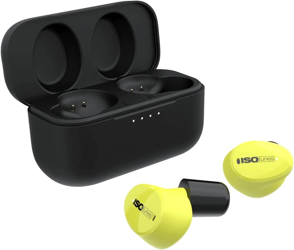 ISOtunes FREE Aware Hearing Protection: EN352 Certified True Wireless Bluetooth Earphones with Passthrough Audio Technology