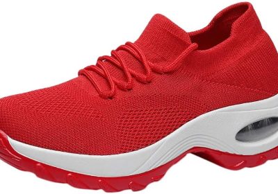 Scarpe Donna Running – Morbida Sneakers Cuscino d’Aria Morbido per Camminare e Correre Tecnologia Leggera Trail Running Suola Antiscivolo multidirezionale Ideali per Allenamento in Palestra
