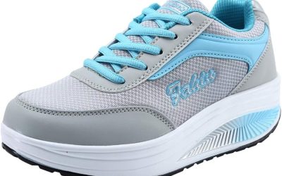 Scarpe Sportive da Donna – Scarpe Sportive da Esterno Estive Comode Scarpe da Casa Tecnologia Leggera Trail Running Costruzione Piattaforma Piatta per Escursioni