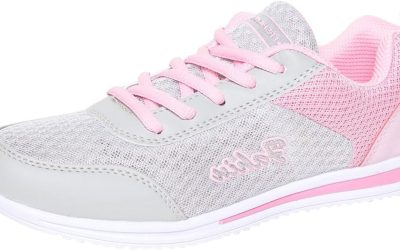 Sneakers Donna Sportive Sportschuhe in Rete Cuscino d’Aria Morbido Traspirante e Confortevole Tecnologia Leggera Trail Running Fondo da Viaggio Offerta Unisex