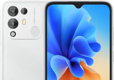 Blackview A55 PRO Mobile Phone Offers, Helio P22 Octa Core 4GB+64GB, Camera 5MP+13MP, IPS HD+ 6.53”, Battery 4780mAh, Android 11 Dual SIM Smartphone, Face Unlock Fingerprint GPS White