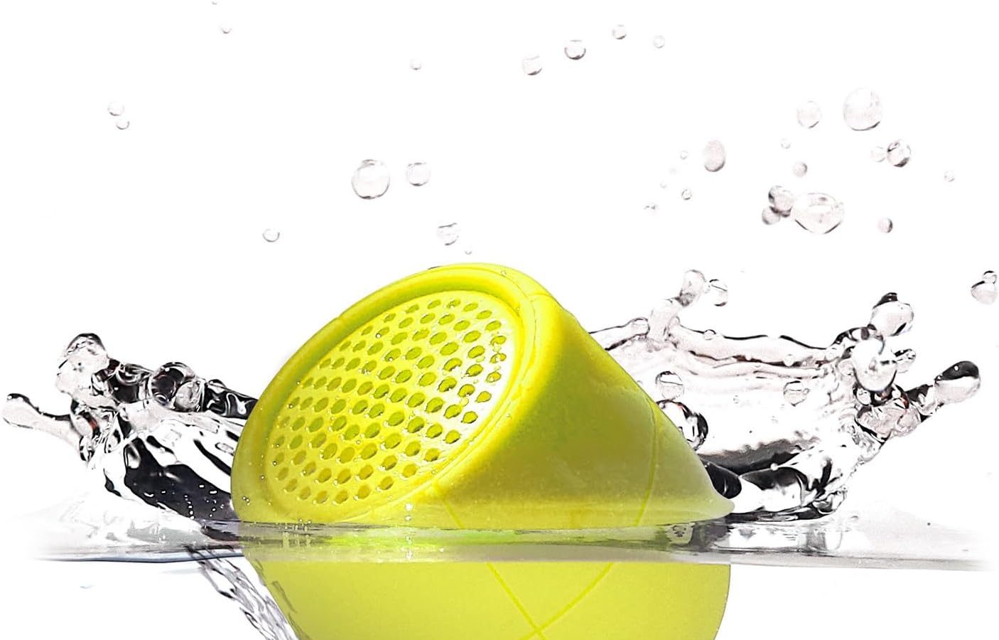 Lexon MINO X – Floatable Water Resistant IPX7 Portable Bluetooth Speaker – 3W – Acid Yellow