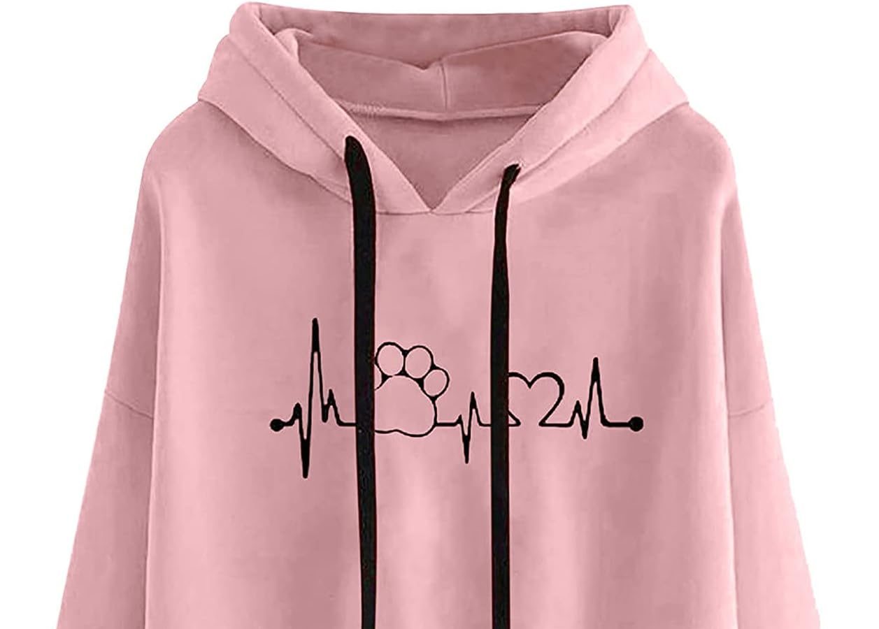 Black Friday 2022 Offerte Oggi: Leggero Curvy Maglia Felpe Morbide Felpata Maglietta Sweatshirt Felpa Girocollo con Cappuccio Invernale Maglione Hoodie Cotone