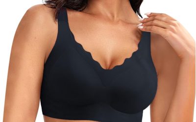 Bralette Donna Taglie Forti, Reggiseno Senza Ferretto Garantisce Supporto Senza Stringere, Realizzato con Tecnologia Seamless Senza Cuciture