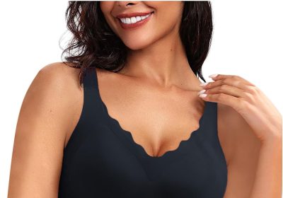 Bralette Donna Taglie Forti, Reggiseno Senza Ferretto Garantisce Supporto Senza Stringere, Realizzato con Tecnologia Seamless Senza Cuciture