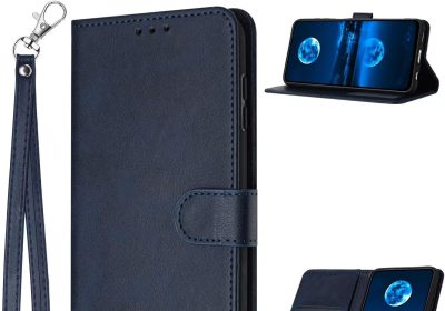 Cover per Tecno Camon 20 Premier – Custodia in Pelle di Qualità Superiore | Tecnologia RFID | Slot per Carte e Denaro | per Case Flip Tecno Camon 20 Premier-Blu