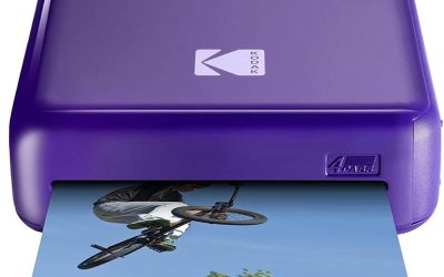 Kodak – Stampante fotografica Mini 2 HD, istantanea, senza fili e mobile con tecnologia di stampa brevettata 4Pass, compatibile con iOS e Android, viola