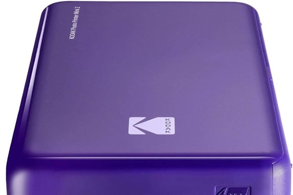 Kodak – Stampante fotografica Mini 2 HD, istantanea, senza fili e mobile con tecnologia di stampa brevettata 4Pass, compatibile con iOS e Android, viola