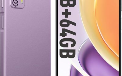 Ulefone Note 14 Smartphone 4GB+64GB/128GB Espandibile, Cellulari 6.52″ HD+, 4500 mAh, Fotocamera 13MP+5MP, Smartphone Android 12, 4G Telefoni Dual SIM, 3 Slot/Face ID/OTG/GPS-Viola
