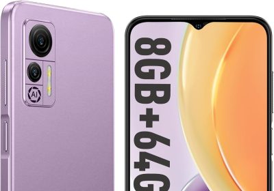 Ulefone Note 14 Smartphone 4GB+64GB/128GB Espandibile, Cellulari 6.52″ HD+, 4500 mAh, Fotocamera 13MP+5MP, Smartphone Android 12, 4G Telefoni Dual SIM, 3 Slot/Face ID/OTG/GPS-Viola