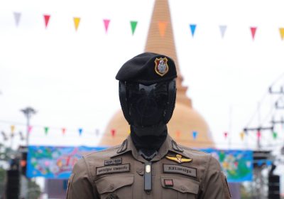 Il nuovo robot della polizia thailandese