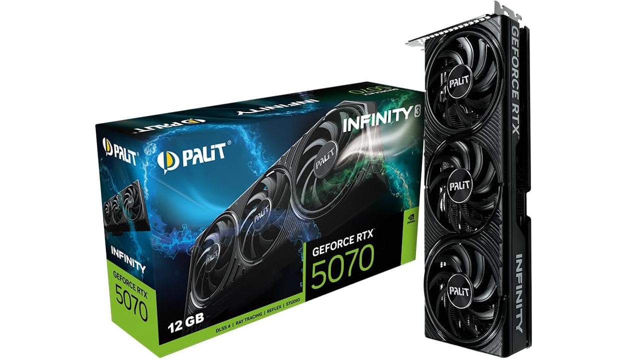 Alla ricerca di una GeForce RTX 5070? Guardate questa ottima soluzione Palit a soli 617,99€ su Amazon
