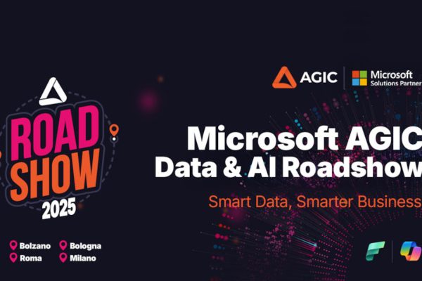 Data &amp; AI Roadshow: da Microsoft e AGIC una serie di eventi per scoprire tutto su Microsoft Fabric, Copilot e agenti di IA