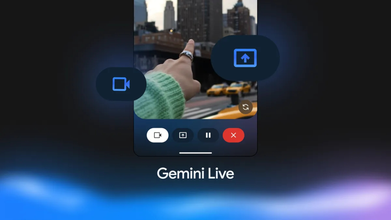 Gemini Live, la condivisione di video e schermo diventa gratis e arriva su nuovi dispositivi