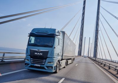 Il camion elettrico MAN eTGX ha percorso 3.400 km dall’Artico alla Germania con la sola ricarica pubblica