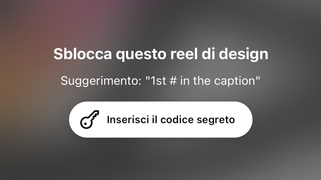 Instagram sperimenta i Reel visibili solo con un codice segreto