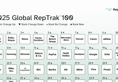 Le big tech si ritagliano spazi rilevanti nella RepTrak 100 del 2025
