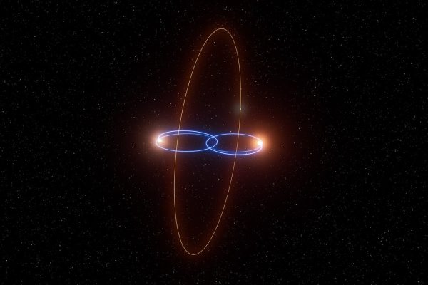 VLT di ESO ha scoperto un esopianeta con orbita perpendicolare rispetto a una coppia di nane brune