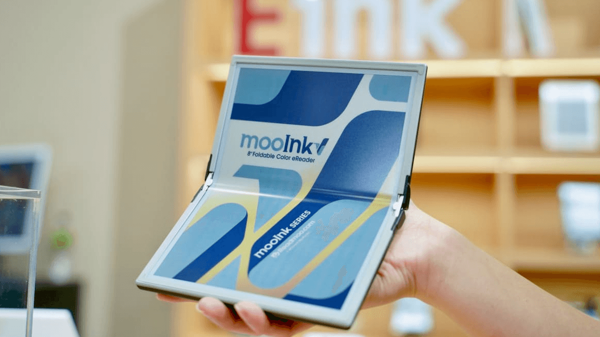 Il primo lettore ebook con display eink pieghevole