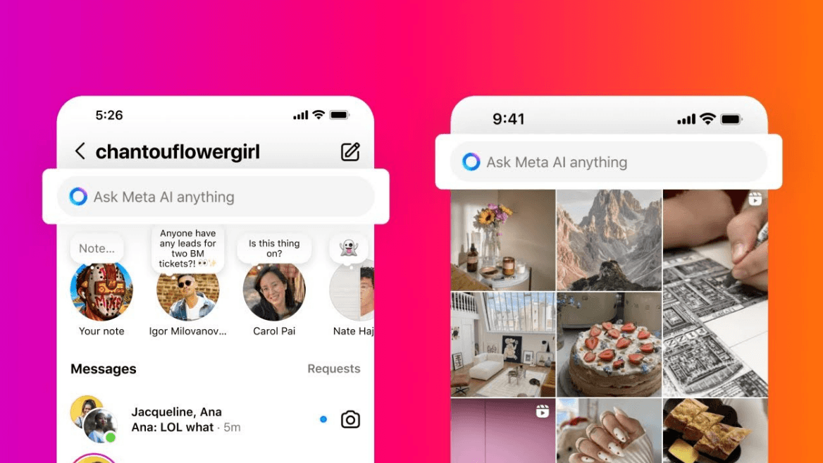 Meta AI su Instagram e Facebook, come usarla al meglio