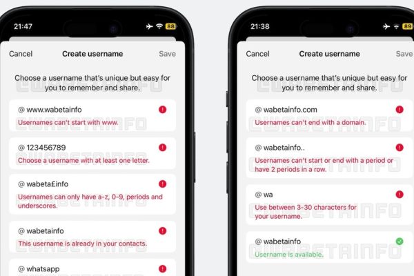 Addio numero di telefono, WhatsApp sperimenta i nomi utente – Software e App