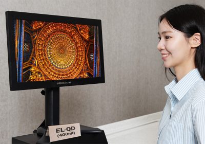 400 nit per il nuovo prototipo Samsung EL-QD, il 'vero' QLED