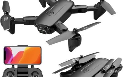 LUXWALLET SG ProX5 RC Drone Quadcopter with Full HD Camera, VR Glasses and Vector Case, 30 km/h-200 Meter Distance, Black