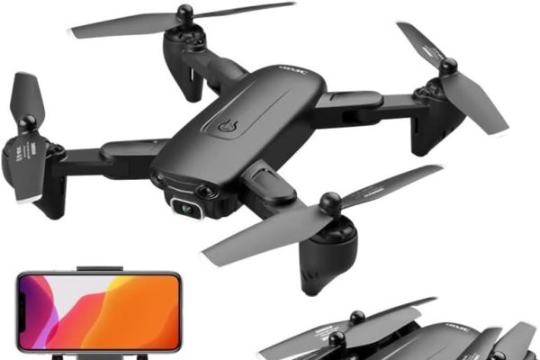 LUXWALLET SG ProX5 RC Drone Quadcopter with Full HD Camera, VR Glasses and Vector Case, 30 km/h-200 Meter Distance, Black
