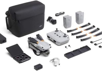 DJI Air 2S Worry-Free Fly More Combo Drone Quadcopter, 3-Axis Gimbal with Camera, 5.4K Video, 1″ CMOS Sensor, MasterShots, Offers Two Replacements in One Year, Covers Different Types of Accidents