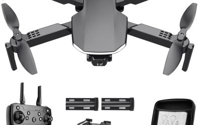 Drone with Camera 1080P Professional Folding Drone with Bag Two Batteries of 26 Minutes Altitude Suspension One Button for Takeoff/Landing, Headless Mode, Drone for Adults