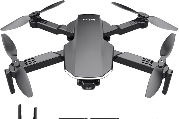 Drone with Camera 1080P Professional Folding Drone with Bag Two Batteries of 26 Minutes Altitude Suspension One Button for Takeoff/Landing, Headless Mode, Drone for Adults