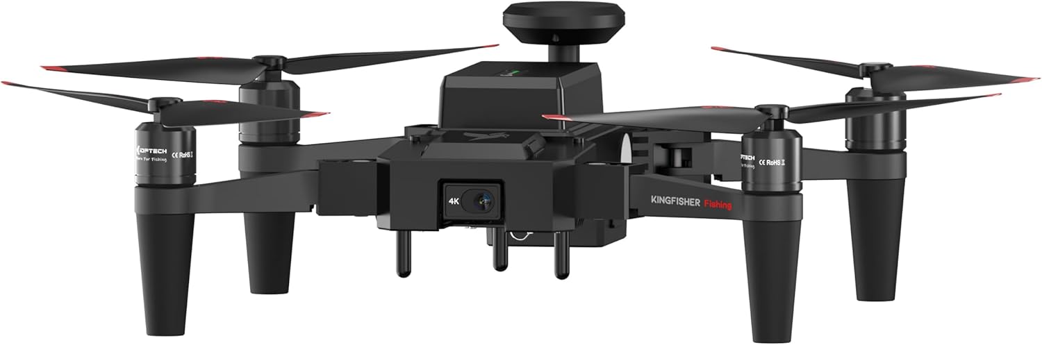 Fishing Drone Waterproof Bait Release RC Toys Mini Foldable Drone 4K Camera Drones for Sea