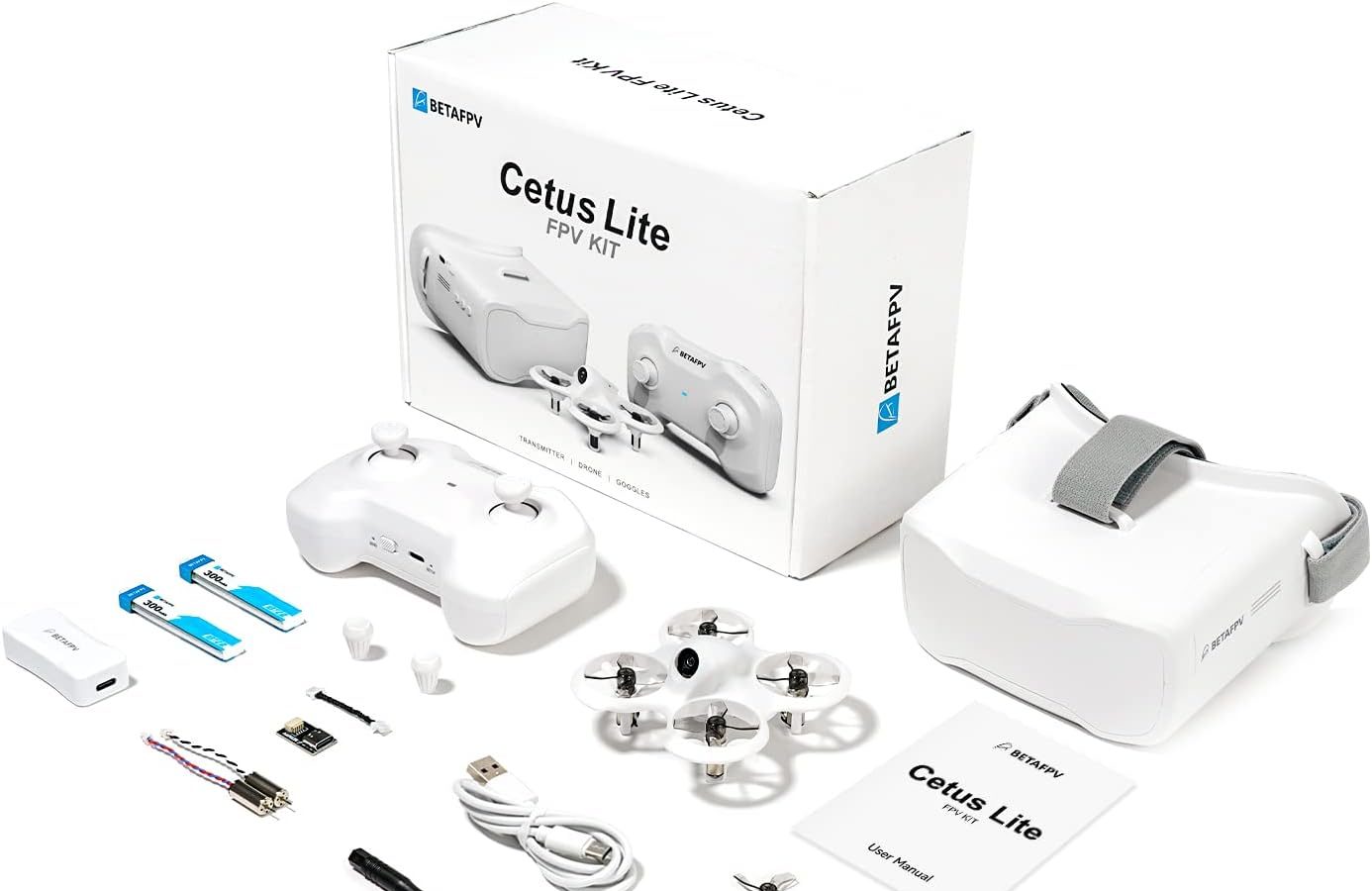 BETAFPV Cetus Lite FPV Drone Kit with Altitude Maintenance Self-Protection Function 2 Speed Modes Support RTF Simulator for Beginners to Start Flying