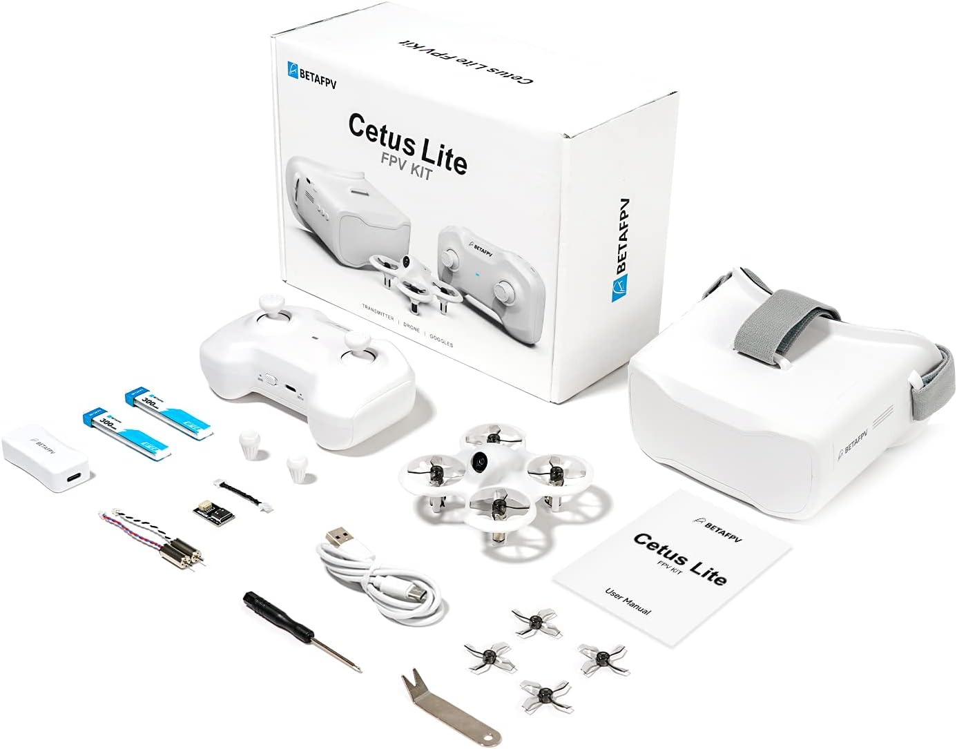 BETAFPV Cetus Lite FPV Drone Kit with Altitude Maintenance Self-Protection Function 2 Speed Modes Support RTF Simulator for Beginners to Start Flying