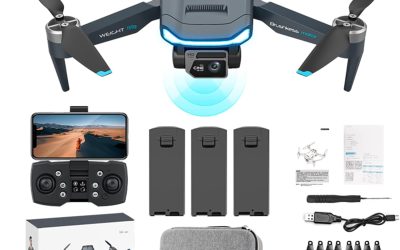 4K Dual Camera GPS Drone for Adults, Professional Drones with Brushless Motor, 60 Minutes Long Flight, Automatic Return Home, Follow Me, RC Quadcopter for Beginners