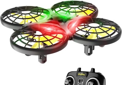 Loolinn | Drone for Kids Gift – Mini Remote Controlled Drone with Automatic Anti-Collision Technology/Safe for Children/Easy to Fly/360° Stunts/20 Minutes Flight/C0 (Kids Gift)