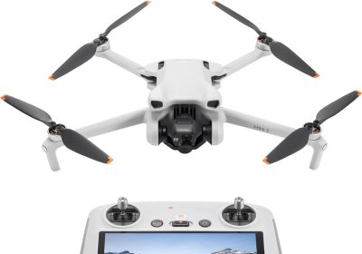 DJI Mini 3 (with DJI RC) – Mini Drone with Lightweight Foldable Camera with 4K HDR Video, 38 Minutes Runtime, Native Vertical Shooting and Smart Functions, C0