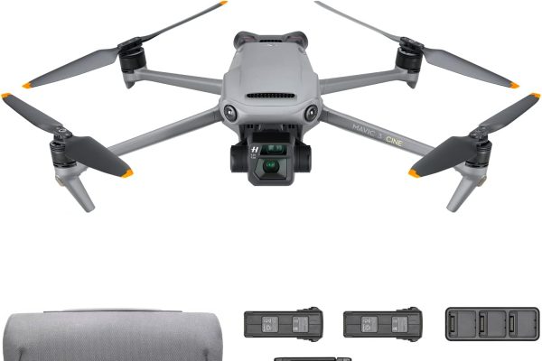 DJI Mavic 3 Cine Premium Combo Drone with Hasselblad Camera, CMOS 4/3, 5.1K Video, Omnidirectional Obstacle Detection, 46min Flight Time, 15km Video Transmission, with DJI RC Pro, 2 Extra Batteries