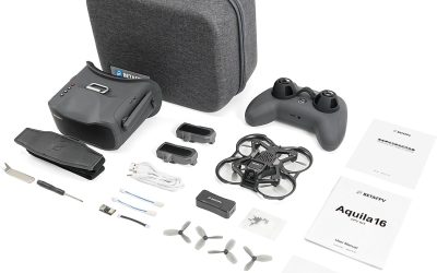 BETAFPV Aquila16 FPV Drone Kit with Altitude Hold, Max to 8Min Flight, for FPV Beginner to Fly Indoor Outdoor Longer, 3 Flight & Speed Modes, DVR Recording, Simulator Supported, 1S RTF Kit with ELRS
