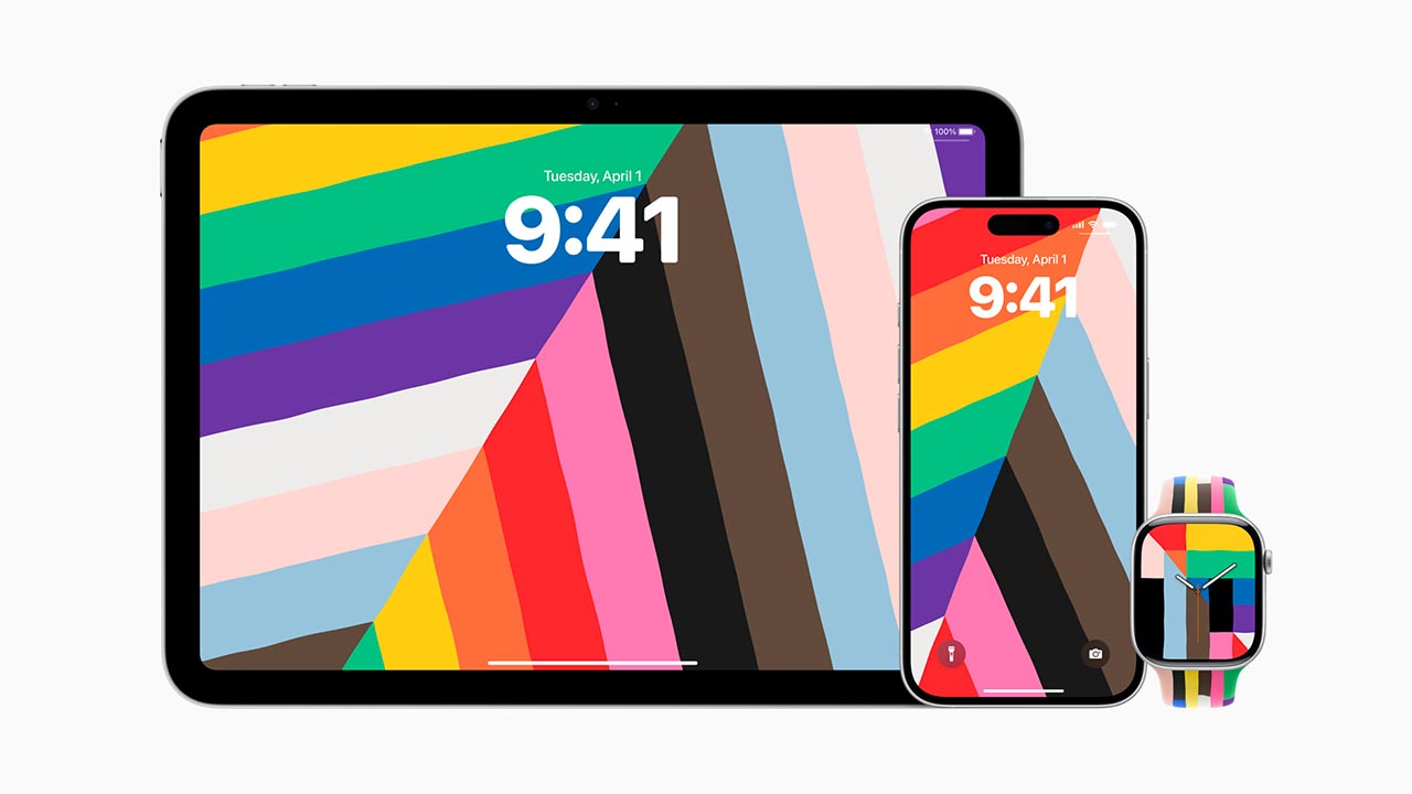 Apple Pride 2025: cinturino Sport Edition e temi software arcobaleno disponibili nello store