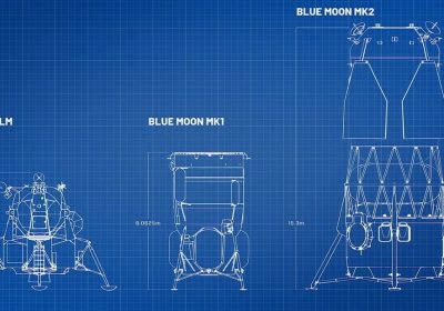 Blue Origin vorrebbe far atterrare il lander Blue Moon MK1 sulla Luna entro il 2025