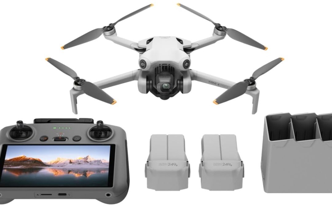 DJI Mini 4 Pro Fly More Combo scende a soli 859€: niente patentino, radiocomando RC 2, 3 batterie, un anno di Care Refresh incluso